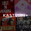 the kast story plus logo overlapping images of other kast shows